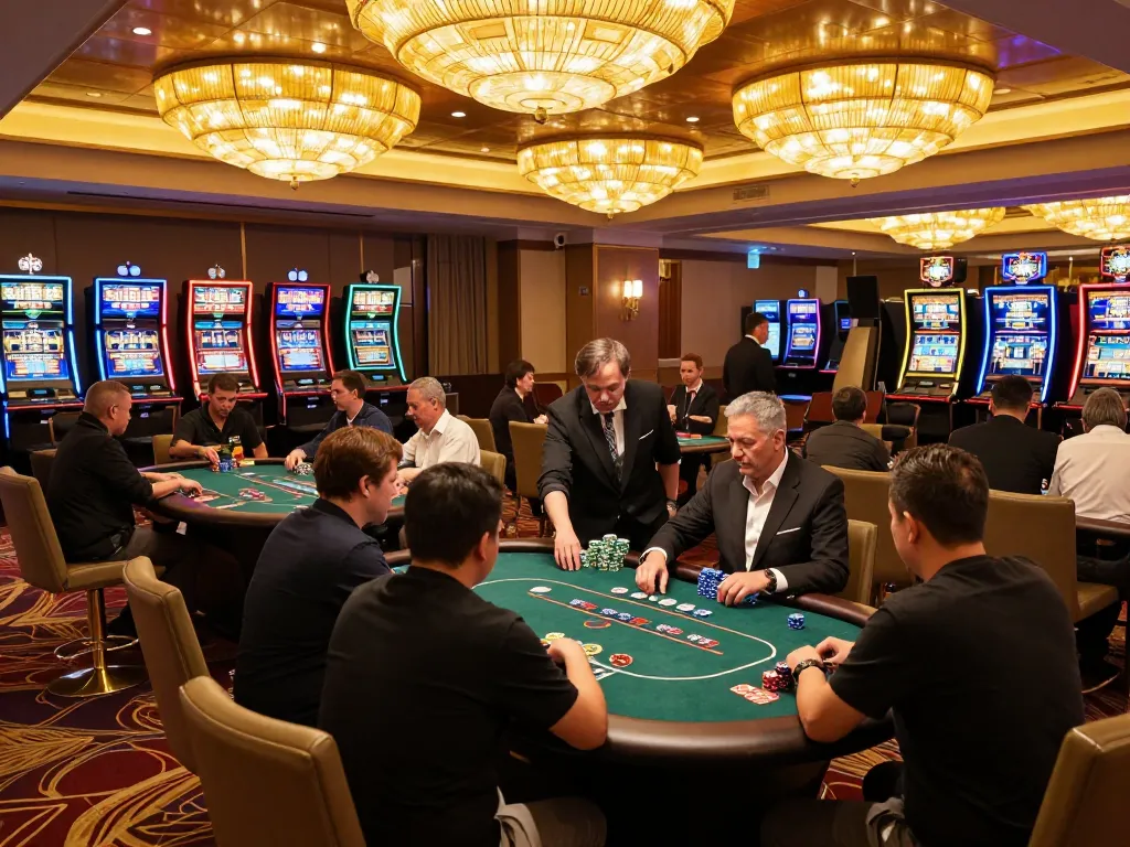 Players enjoying dynamic poker action at UU88 casino with bright atmosphere and strategic gameplay.
