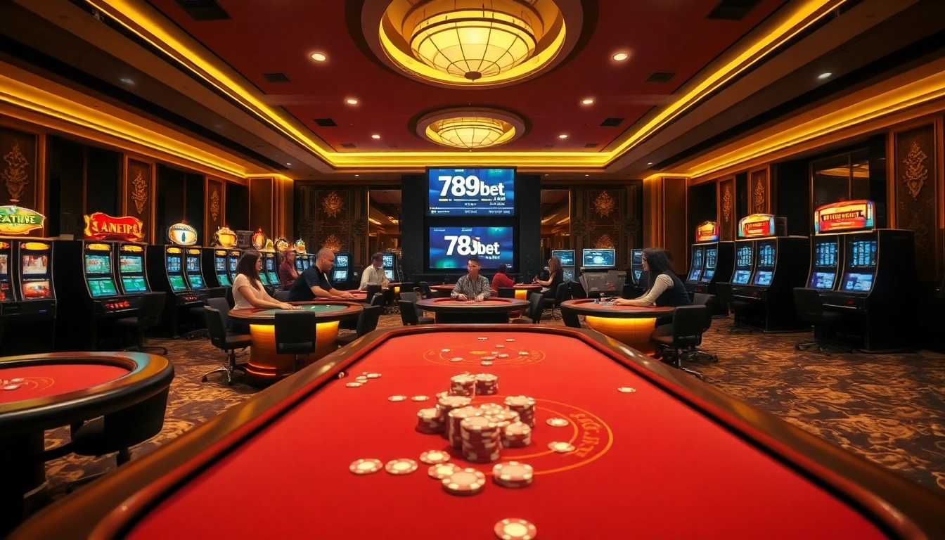 Experience the thrill of casino games at 789bet with professional gaming tables and engaged players.