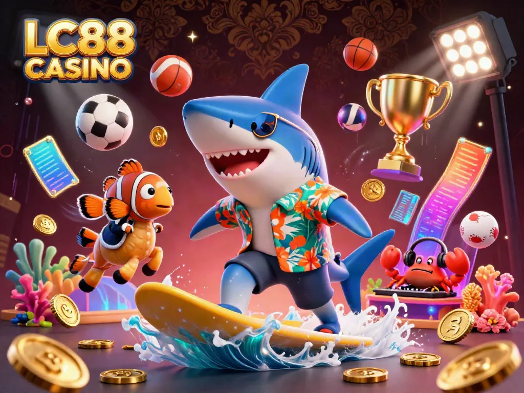 Engage with thrilling gameplay at LC88 CASINO featuring vibrant characters and dynamic gaming elements.