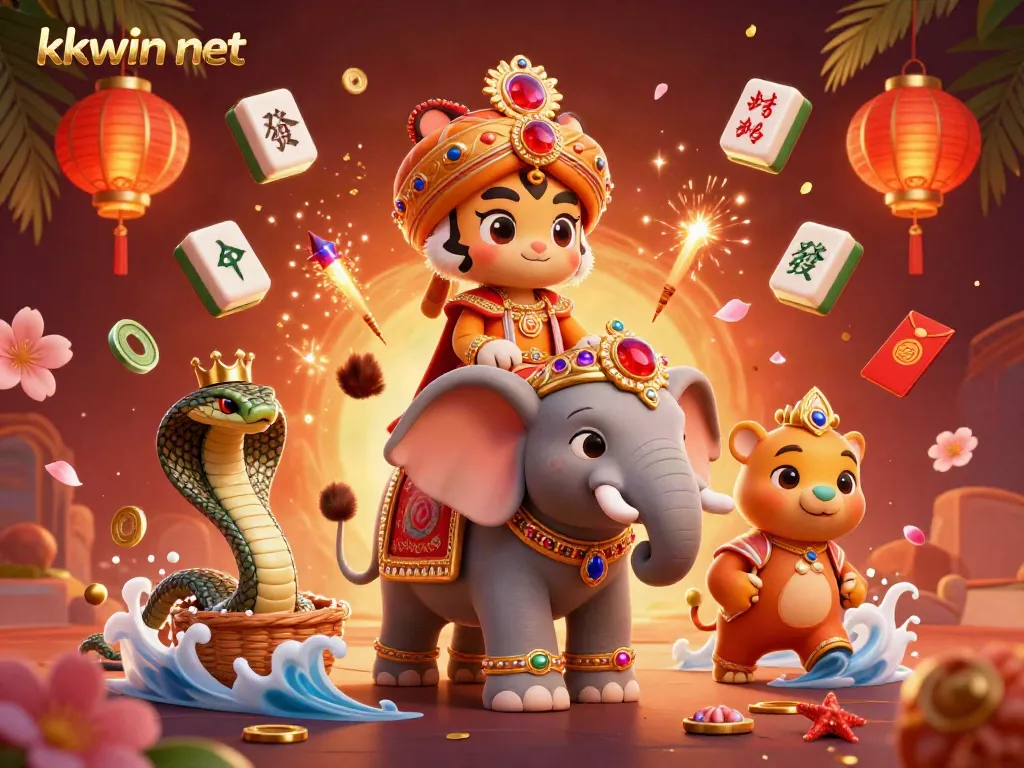 Engage with exciting games at kkwin net featuring a vibrant 3D casino scene.