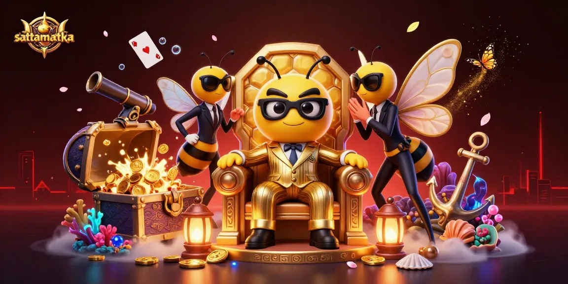Engage in thrilling Sattamattka gameplay with vibrant characters and dynamic casino elements.