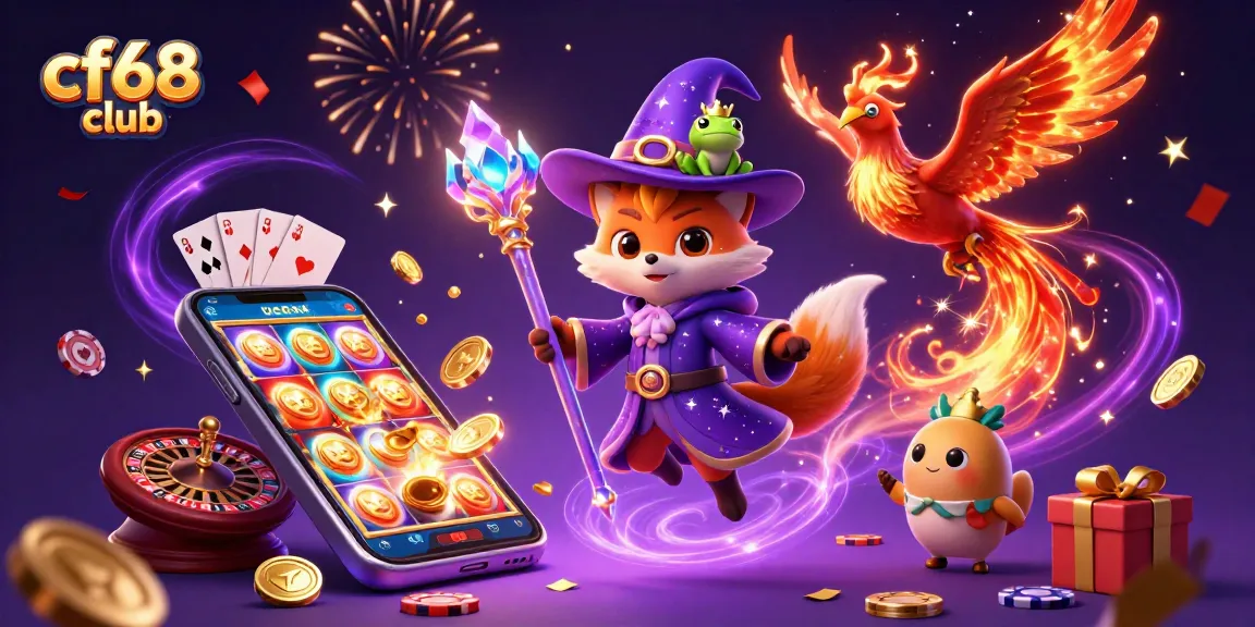 Spin the reels at cf68 club and discover thrilling casino adventures with magical characters