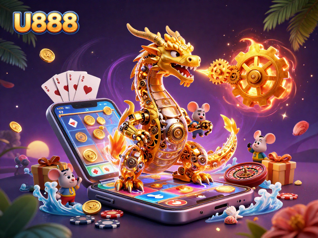 Experience the thrill of U888 with engaging slot games amidst a dynamic casino scene