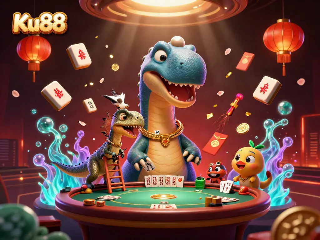Experience thrilling gameplay with Ku88 as unique characters create a vibrant casino atmosphere.