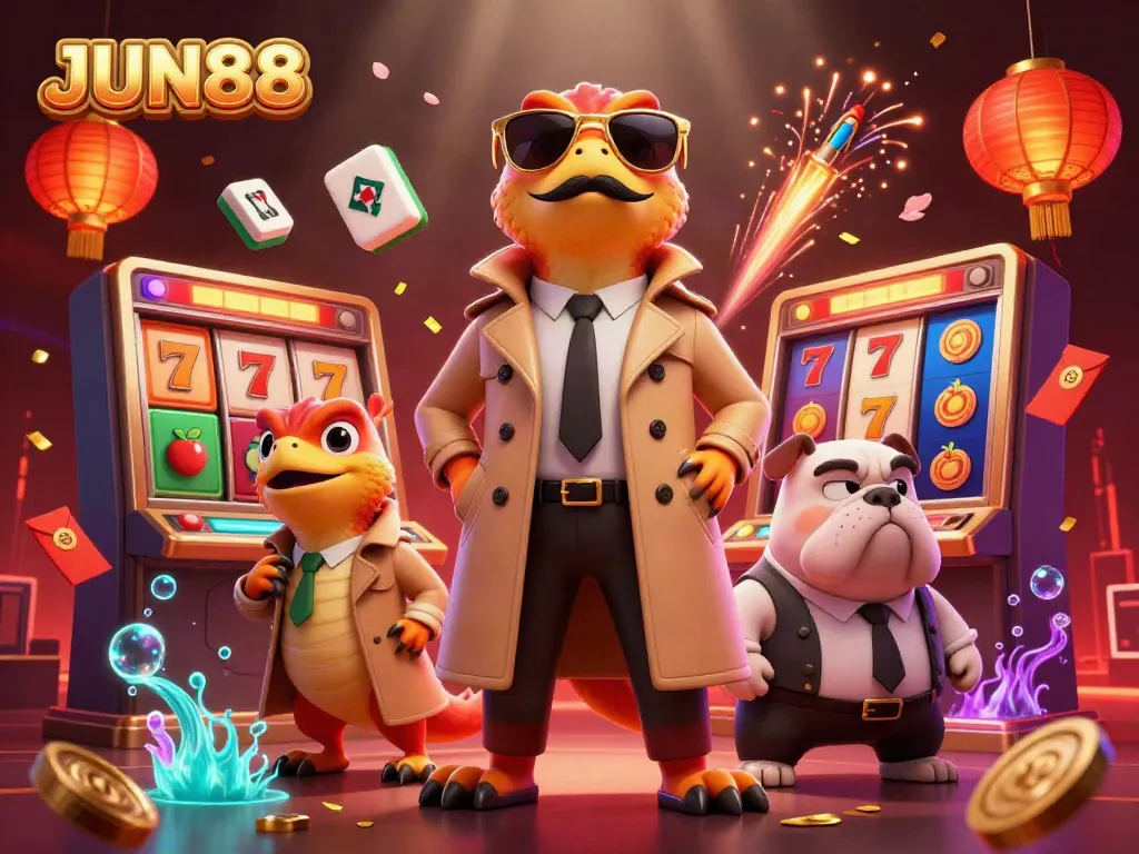 Experience JUN88 with its exciting slot machines and vibrant casino atmosphere.