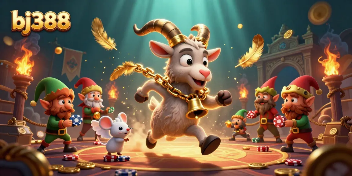 Experience the excitement of bj388 at a vibrant holiday-horror casino filled with playful characters!