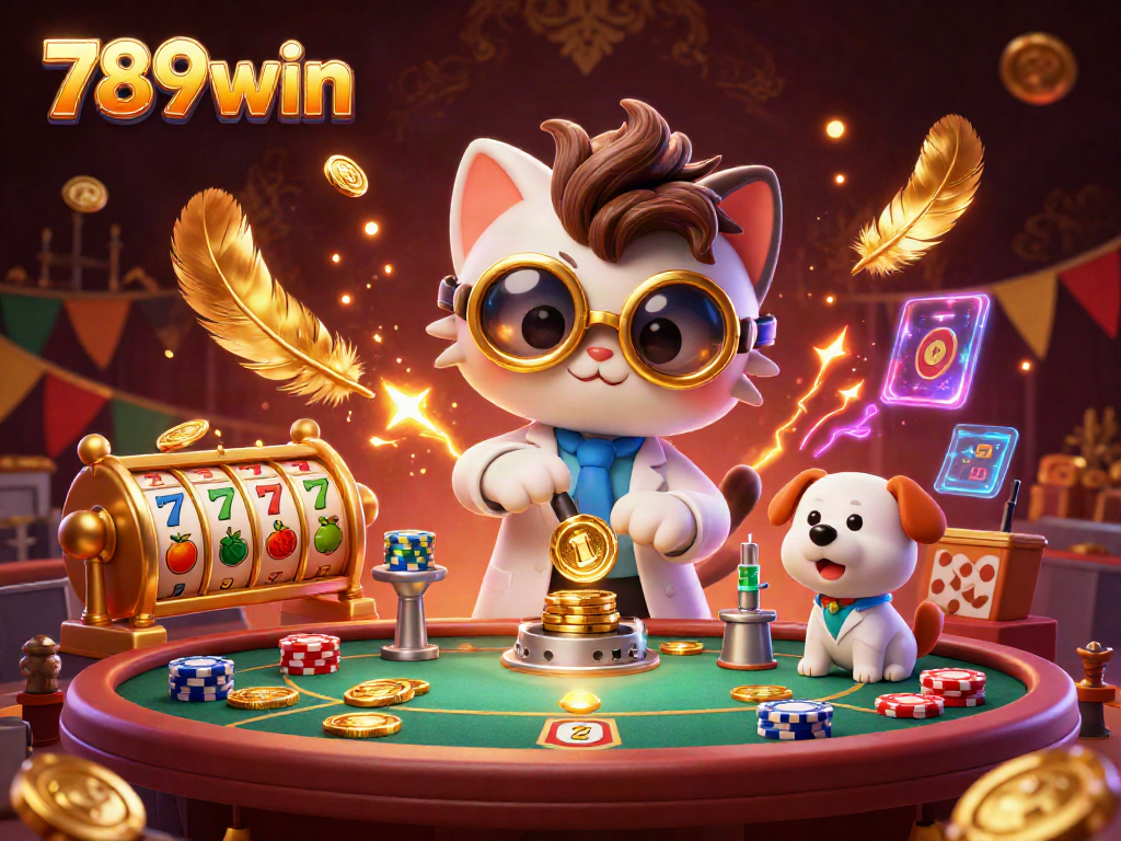 Experience thrilling gameplay at 789win with exciting gold coin machines and vibrant casino elements.
