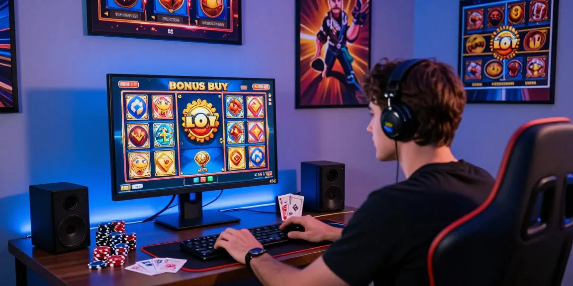 Explore Bonus Buy Slots at https://crownnorthill.co.uk with colorful slot games and gaming accessories.