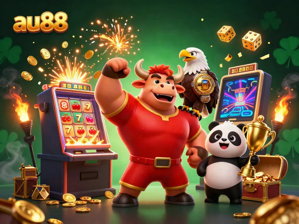Experience thrilling wins at au88 with dynamic characters, massive slot machines, and vibrant casino action.