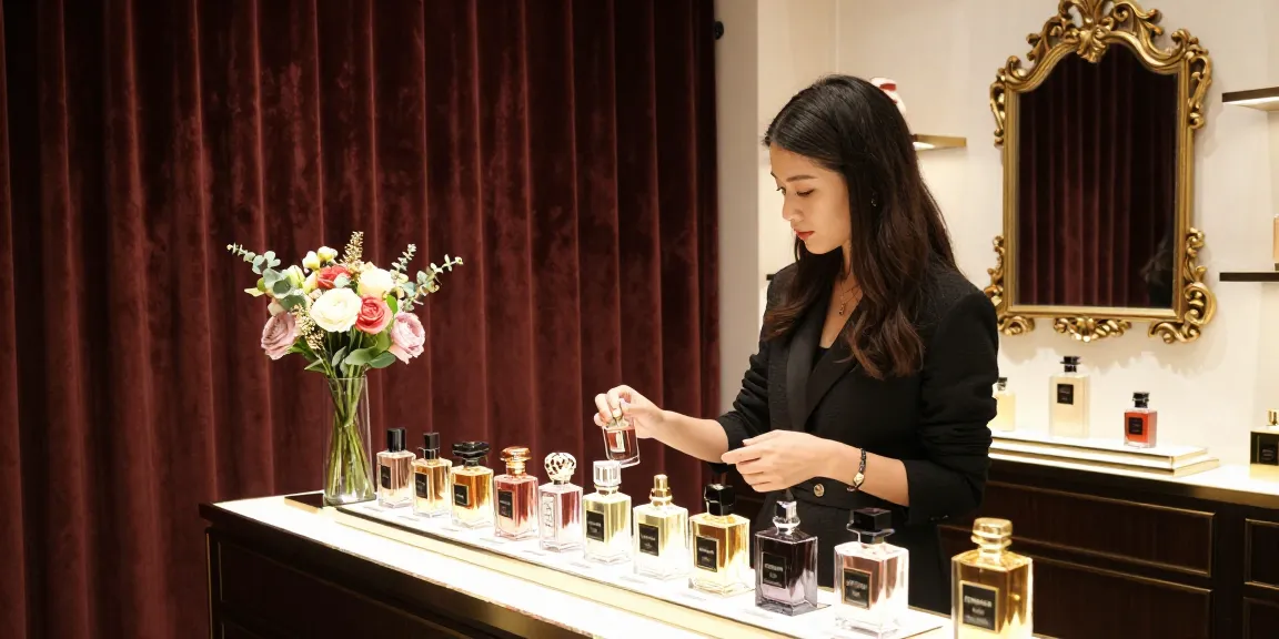 Discover Razaouge 540 in a luxurious boutique, featuring elegant fragrances and a stylish atmosphere.