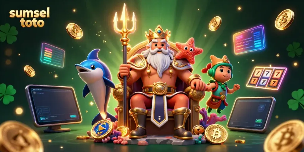 Engage in action with sumsel toto, featuring lively characters in a vibrant casino scene.