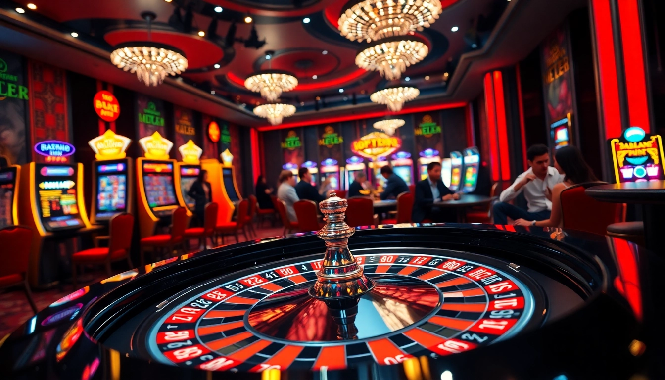 Baccarat players at a vibrant casino showcasing bancadoithuong excitement and high-stakes betting dynamics.