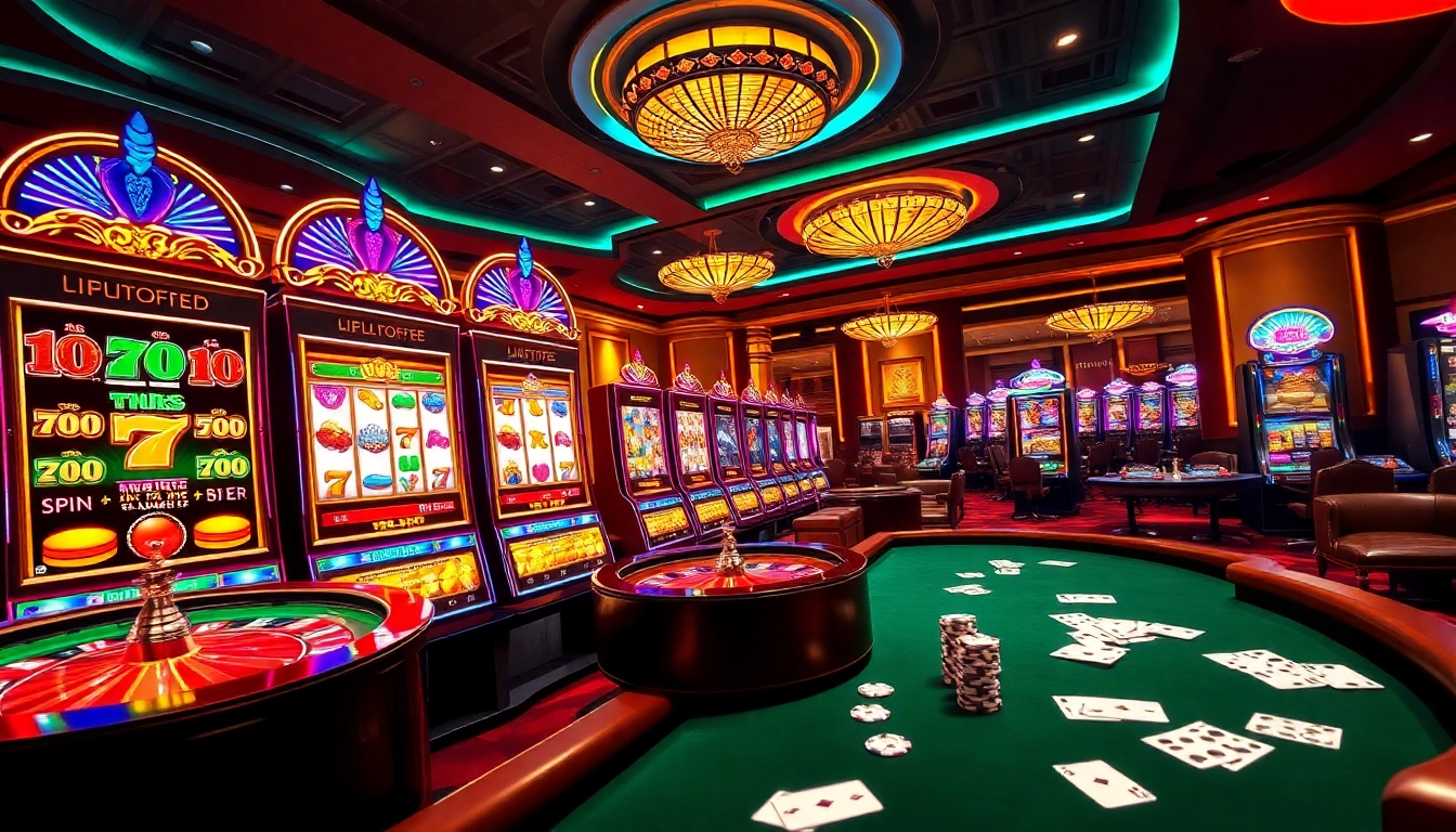 Experience the thrill of Slot Gacor with vibrant casinos and exciting gameplay capturing winning moments.