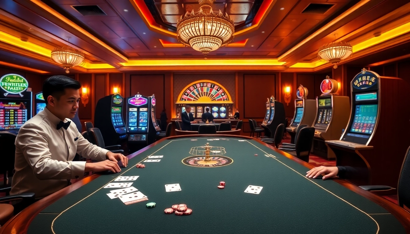 Experience the thrill of online gaming with 6666bet Download at an upscale casino.