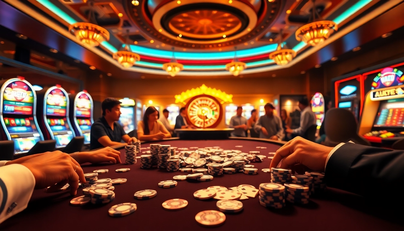 Experience the thrill of casino action with games from https://gem88.buzz/, featuring poker tables and slots.