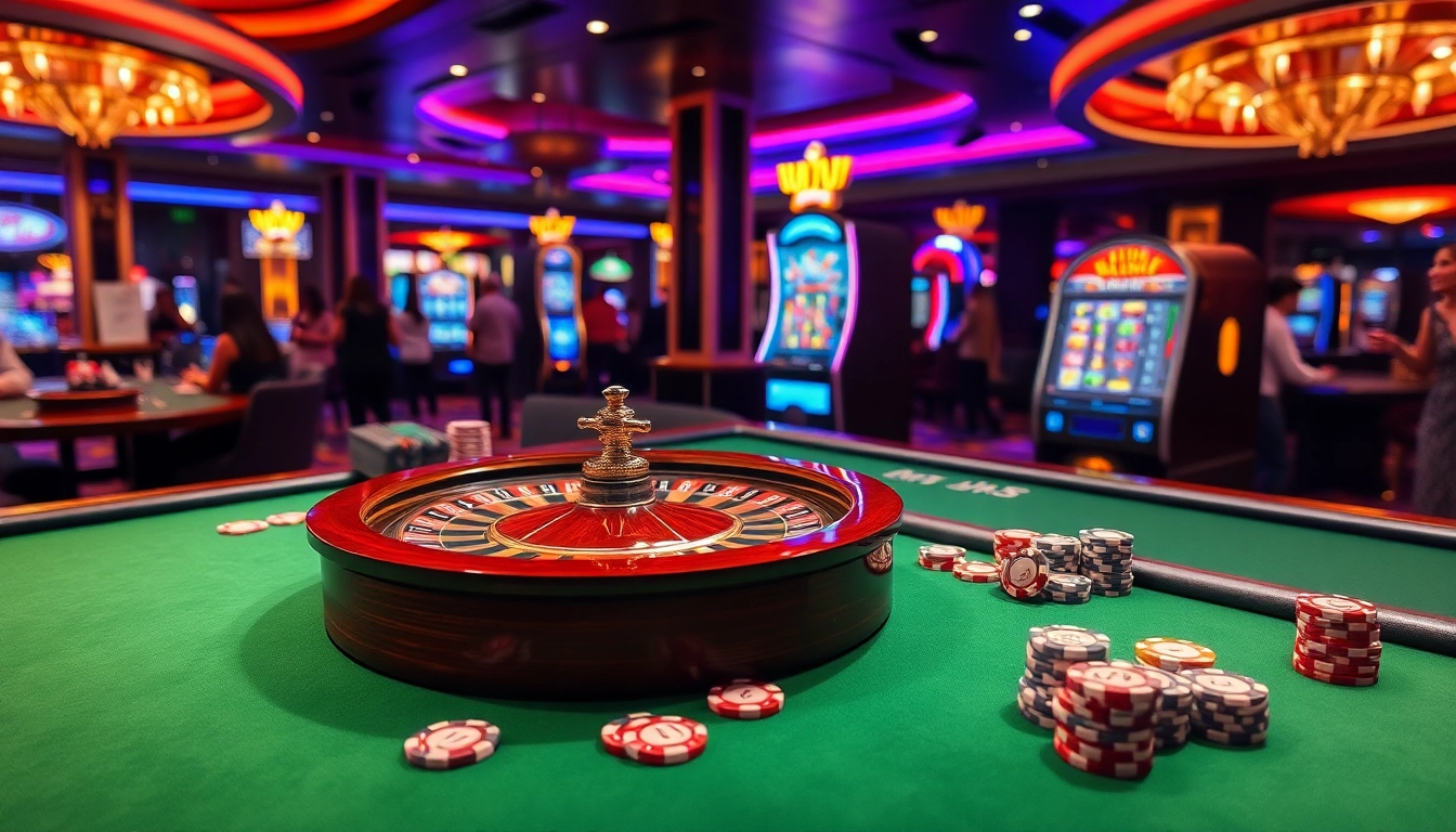 Experience the excitement of gaming at https://11win.best/ with vibrant slot machines and a luxurious casino atmosphere.