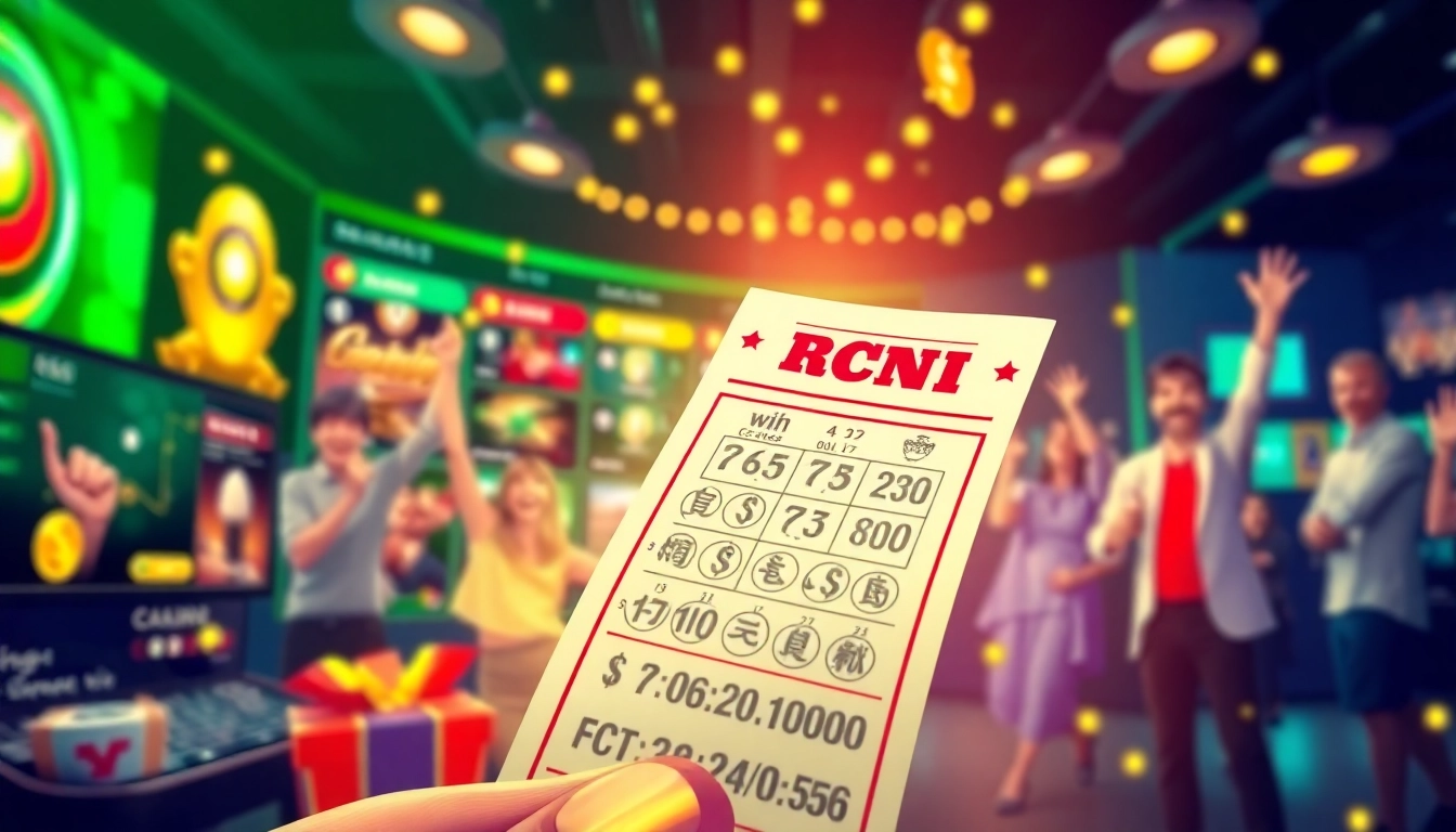 Winning lottery ticket on an engaging online gambling platform at https://rr88ez.com/.