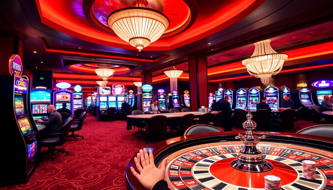 Experience the thrill of MB66 with vibrant casino games and elegant decor.