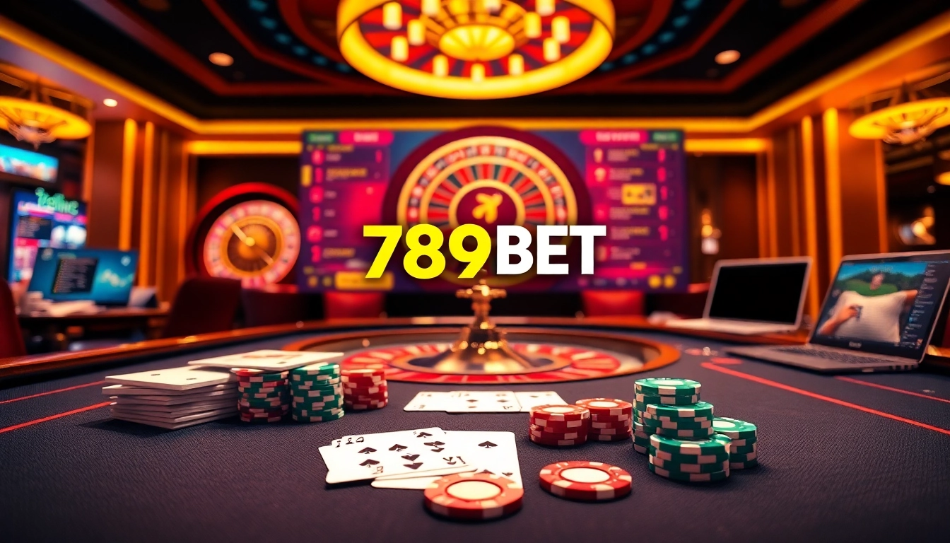 Experience the excitement of gambling at 789BET with vibrant casino tables and engaging gameplay.