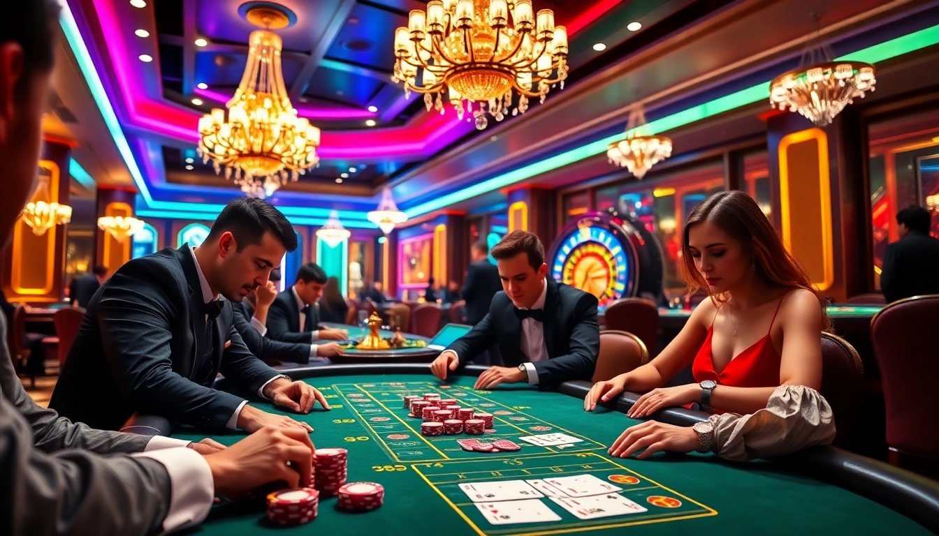 Experience the thrilling Baccarat at SKY88, where every hand is a chance to win big in a luxurious setting.