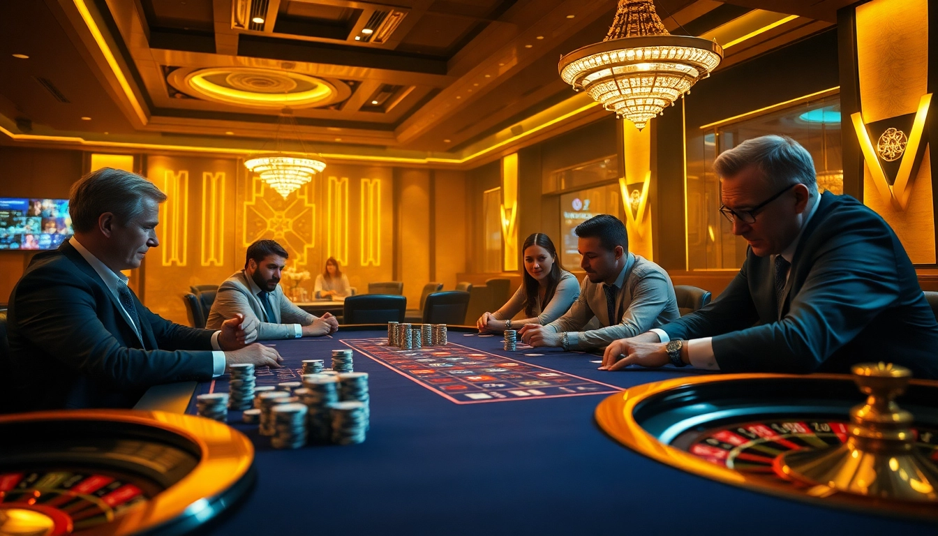 S8 casino excitement unfolds at a high-stakes poker table with vibrant chips and cards.