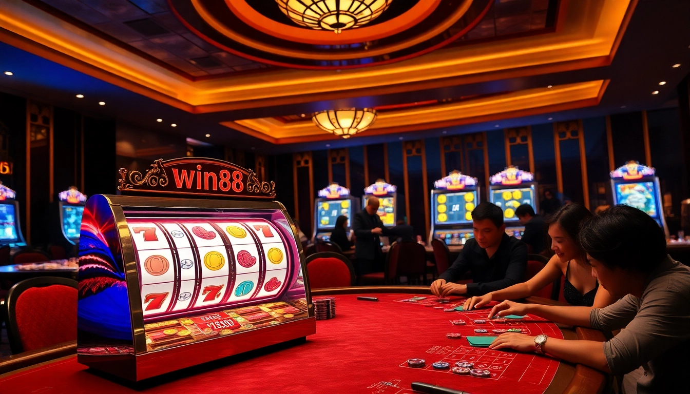 Experience the thrill of win88 nổ hũ with exciting slot machines and casino gameplay.