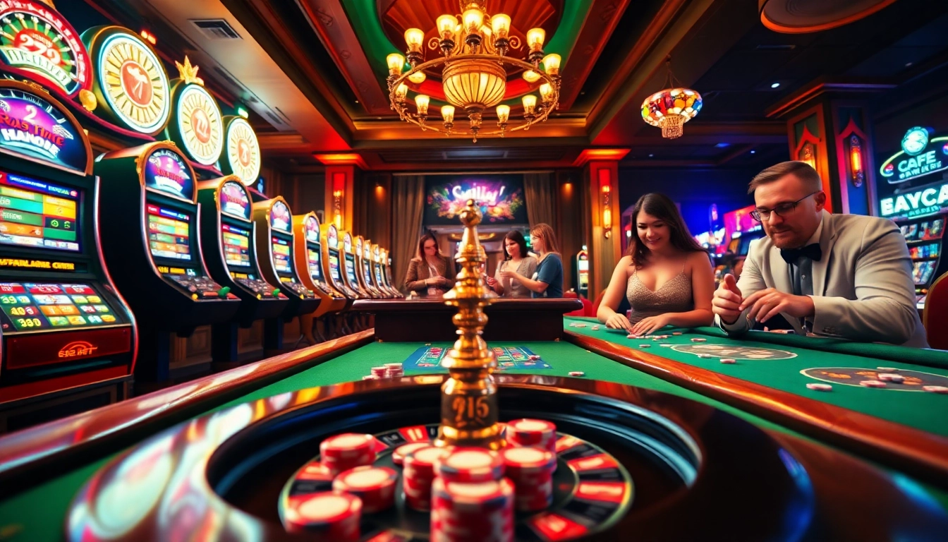 Experience the thrill of gambling at https://28betca.com/, featuring luxurious casino elements like roulette and poker.