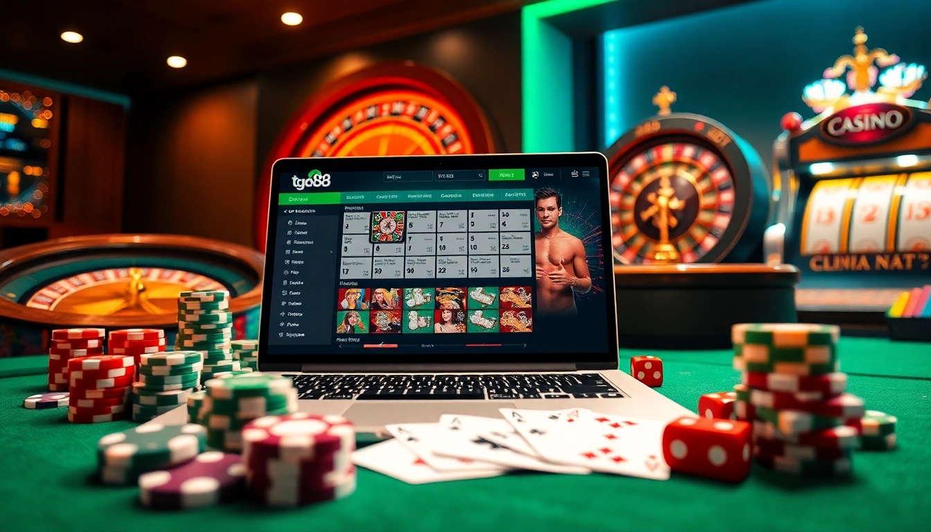 Experience luxury gaming at its finest with tải go88 featuring vibrant poker chips and roulette wheels.