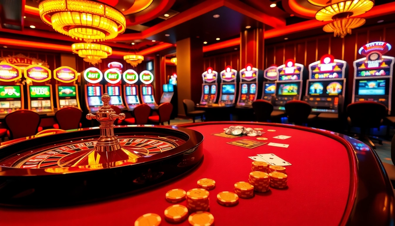 Bet at the luxurious casino featuring poker and roulette tables with 88i branding elements.