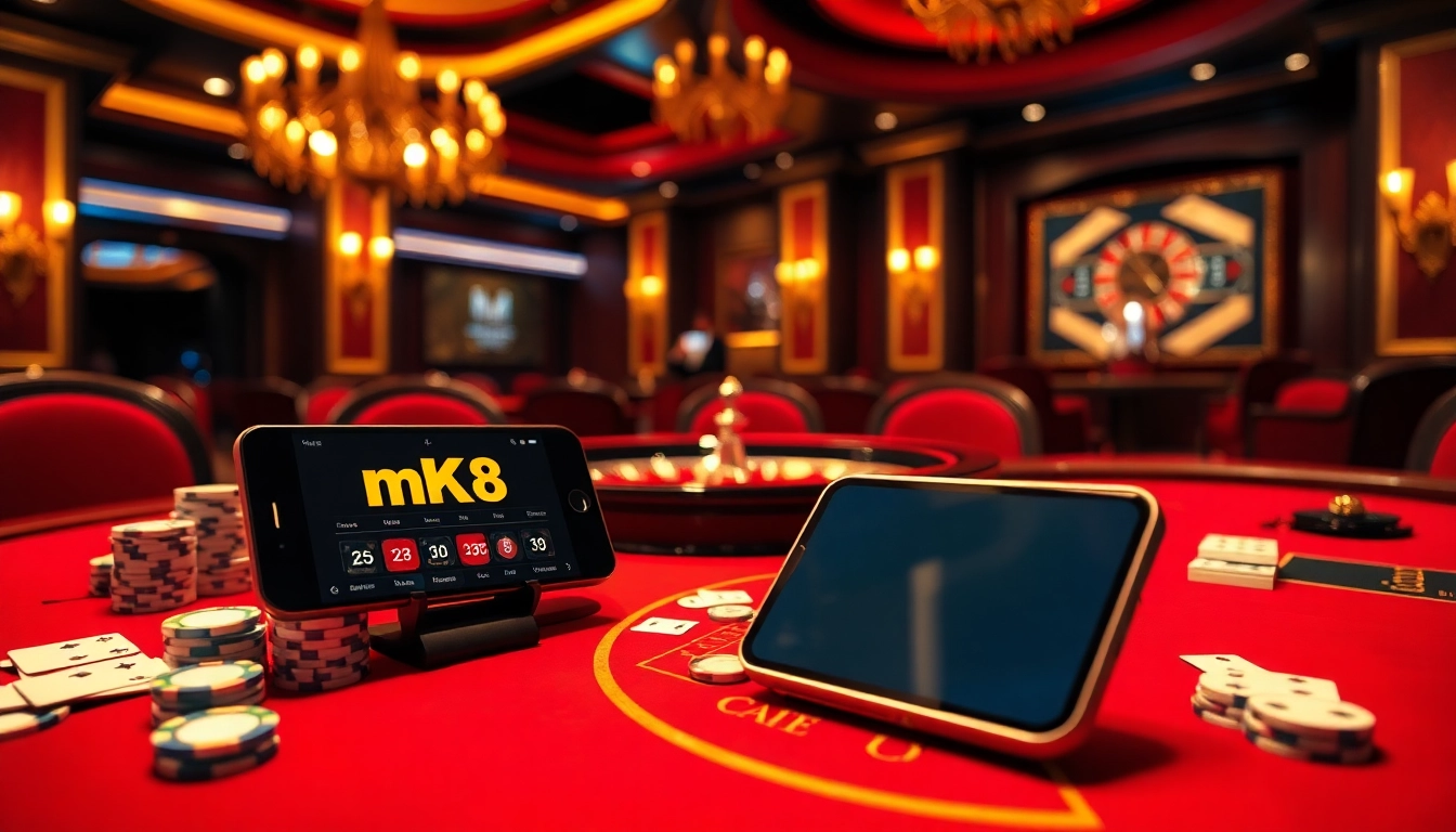 Engage with thrilling games at mk8.com, featuring luxury casino tables and professional gameplay.