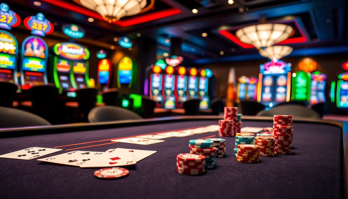 Engage with thrilling casino adventures while exploring net truyện in a vibrant poker scene.