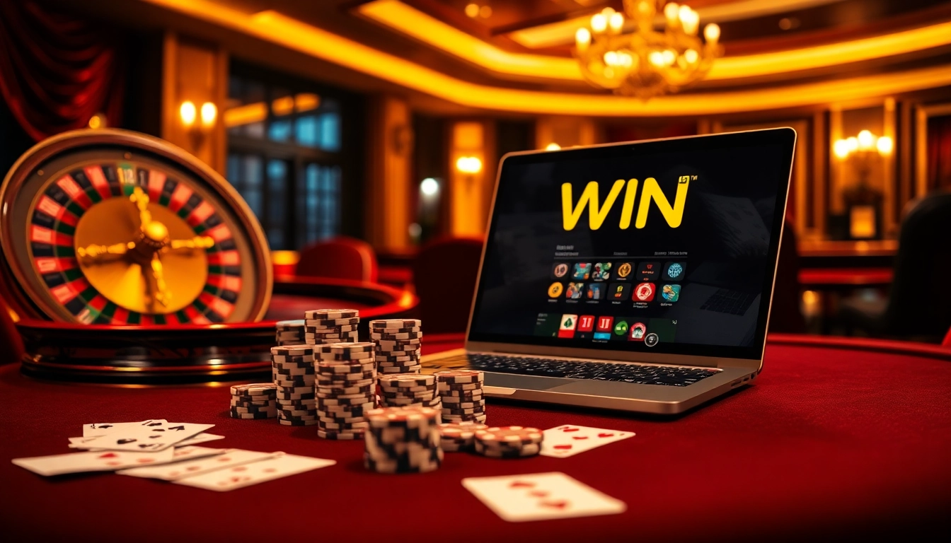 Win big at vipwin with premium casino games like poker and roulette in a luxurious setting.
