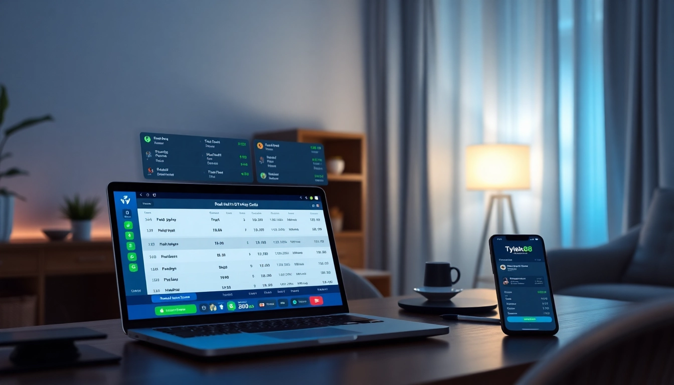 Tylekeo88 online betting platform showcasing real-time football odds and user engagement.