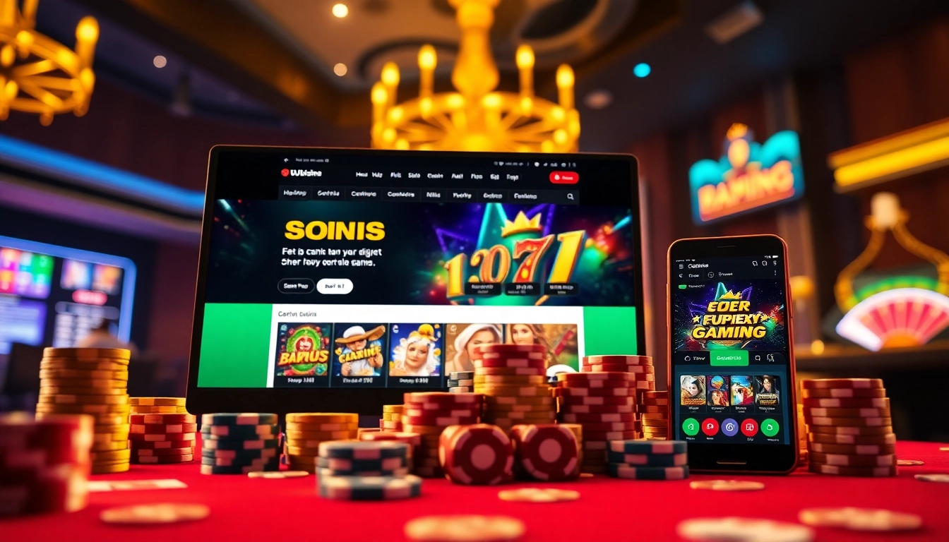Engage with the thrilling online gambling experience at https://uu88joli.com/ with vibrant casino visuals.