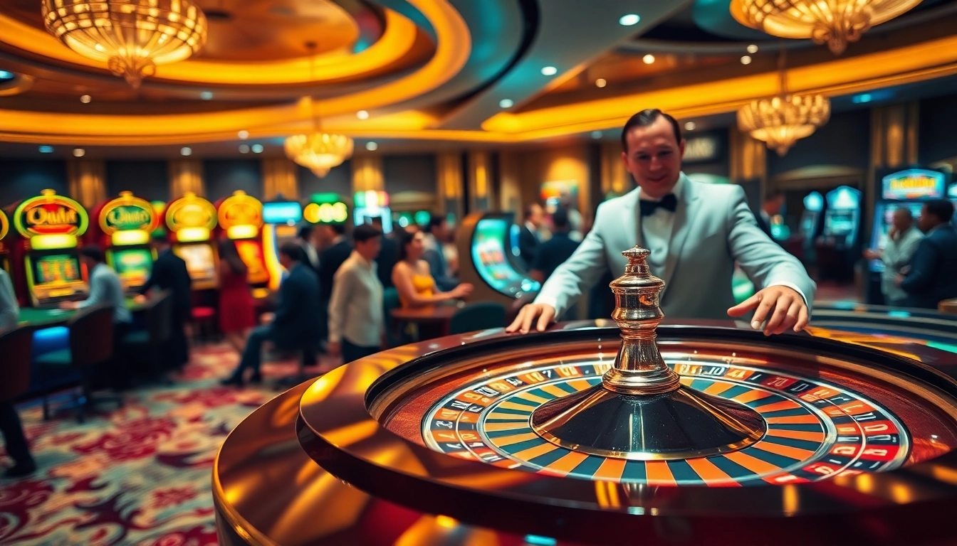 Experience high-stakes excitement at ABC 8's casino scene featuring roulette and vibrant gambling action.
