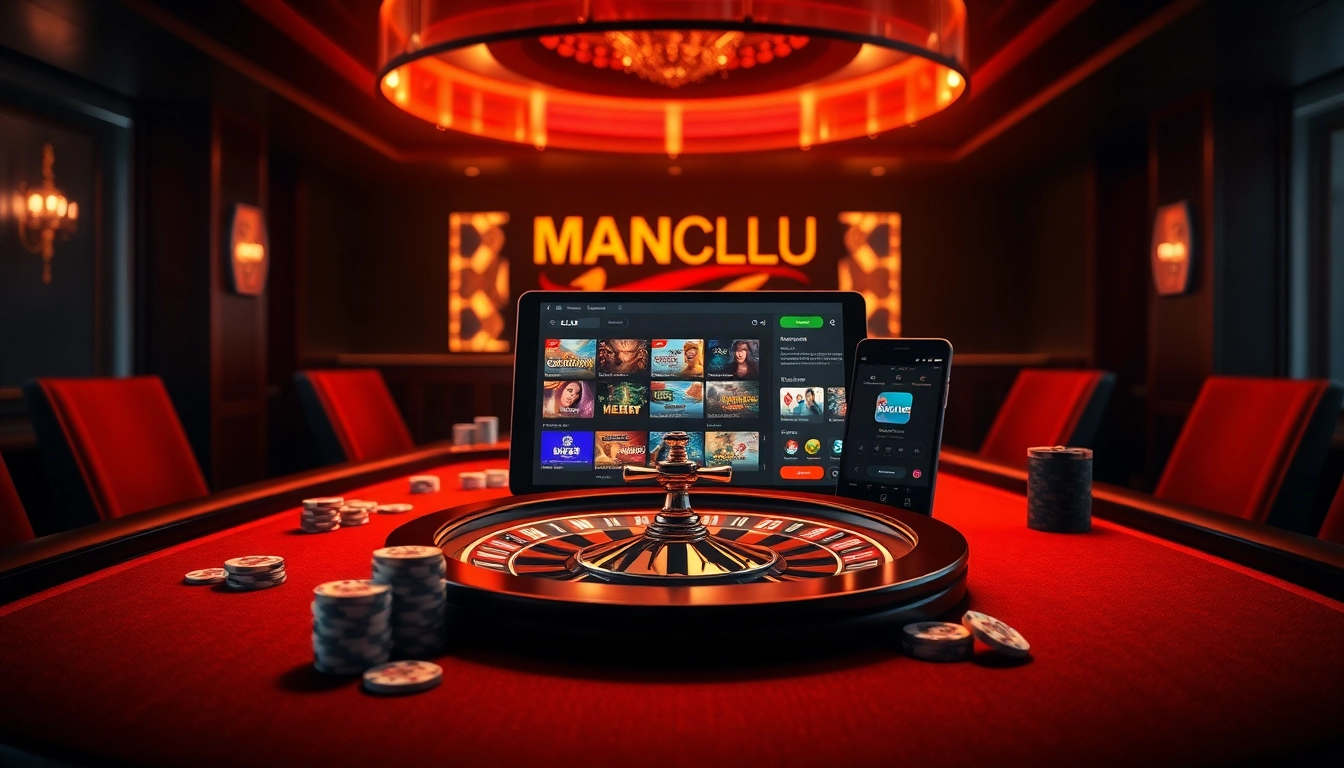 Experience the excitement of MANCLUB with a captivating online casino setup full of thrilling game options.