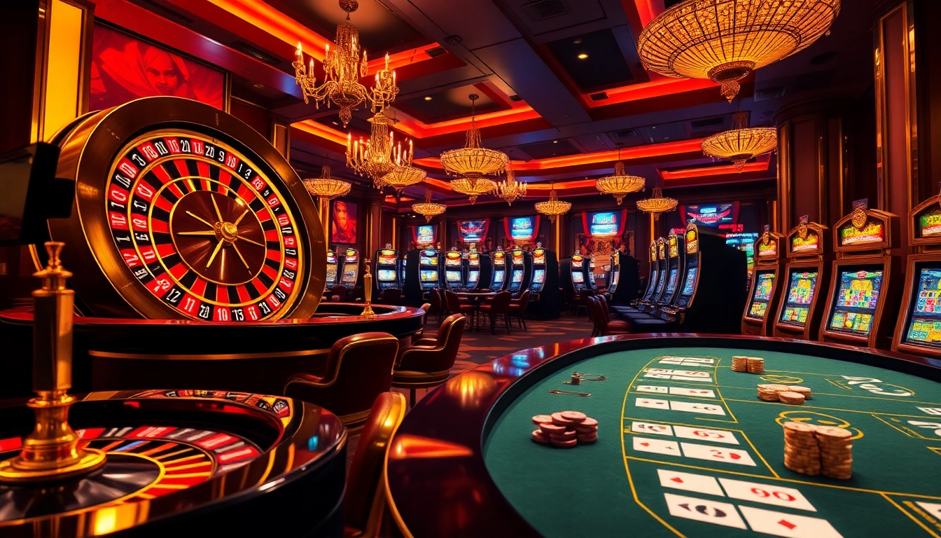 SODO Casino offers players an exhilarating gaming experience with luxury betting tables and vibrant slot machines.