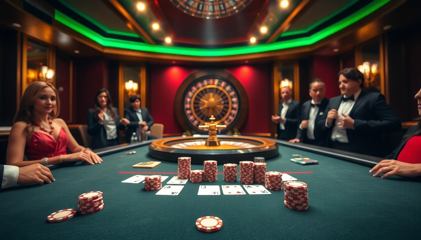 Experience high-stakes action at thabet77 with luxurious poker tables and roulette excitement.