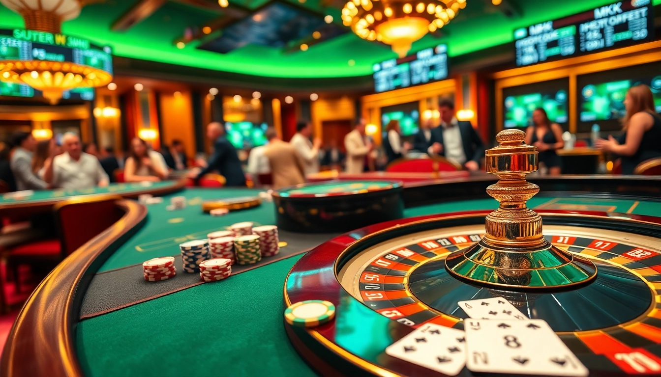 Experience high-stakes gambling with MK 8 on a luxurious casino table filled with vibrant poker chips.