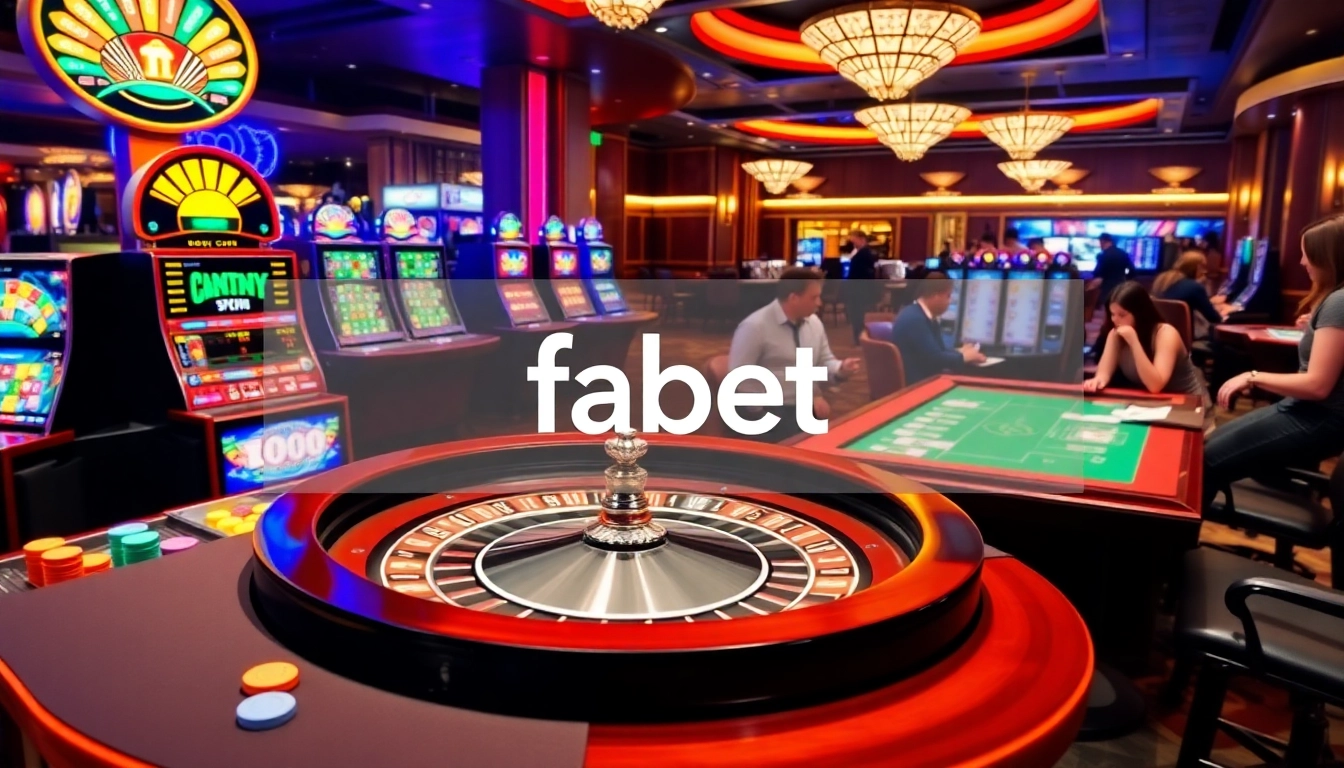Experience the thrill of gambling at Fabet with engaging casino games and vibrant atmosphere.