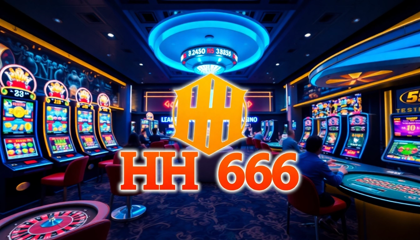 Experience the thrilling atmosphere of HH666 online casino with vibrant games and professional dealers.