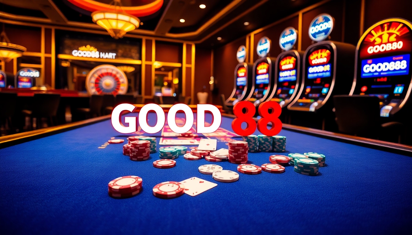 Engage with the exhilarating atmosphere of gambling at GOOD88 casino with vibrant games and exciting wins.