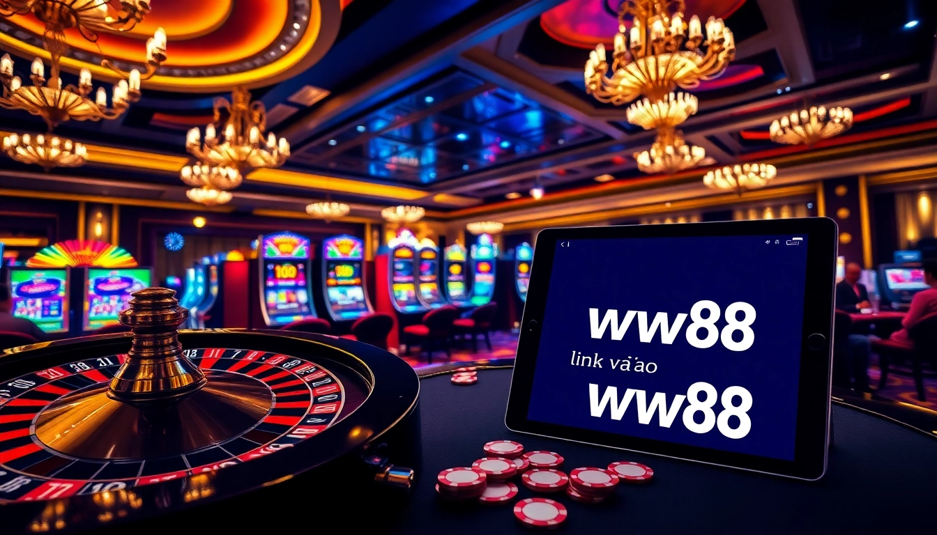 Experience the thrill of gambling with link vào ww88 on vibrant casino tables filled with action and excitement.