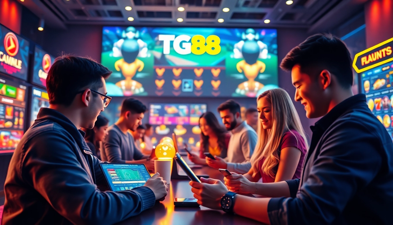 TG88 online gaming platform showcasing user-friendly interface and engaging gameplay.