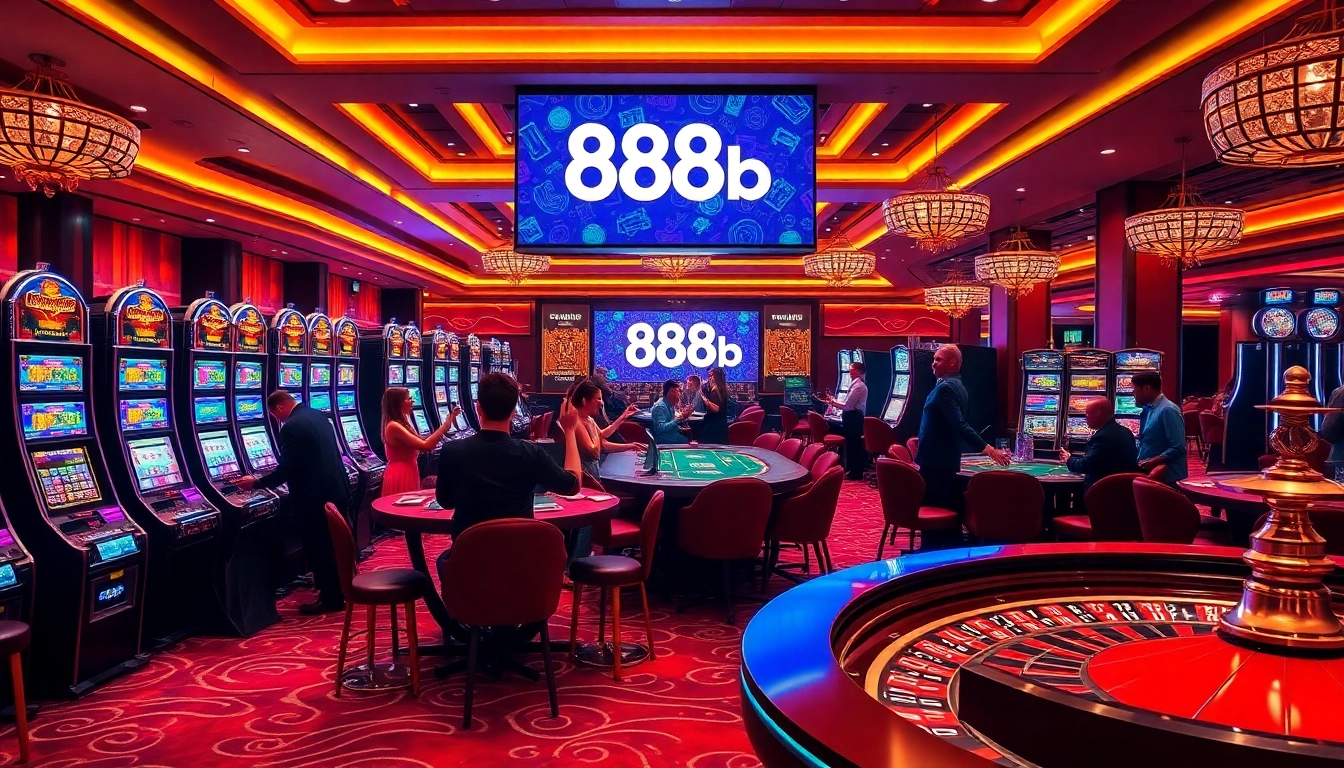 Experience the excitement of winning at 888b with luxurious casino visuals.