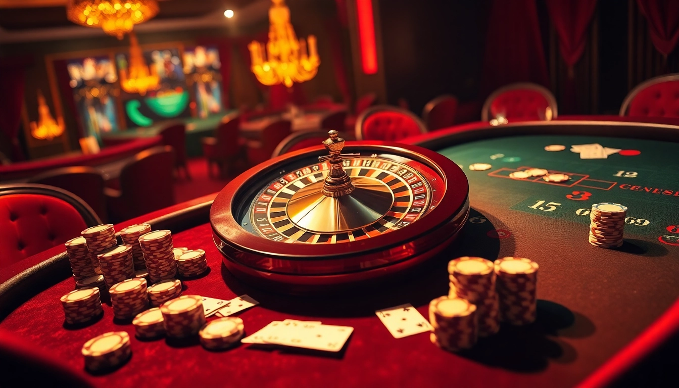 Experience high-stakes action with a luxurious roulette wheel at https://u88886.com/ casino scene.