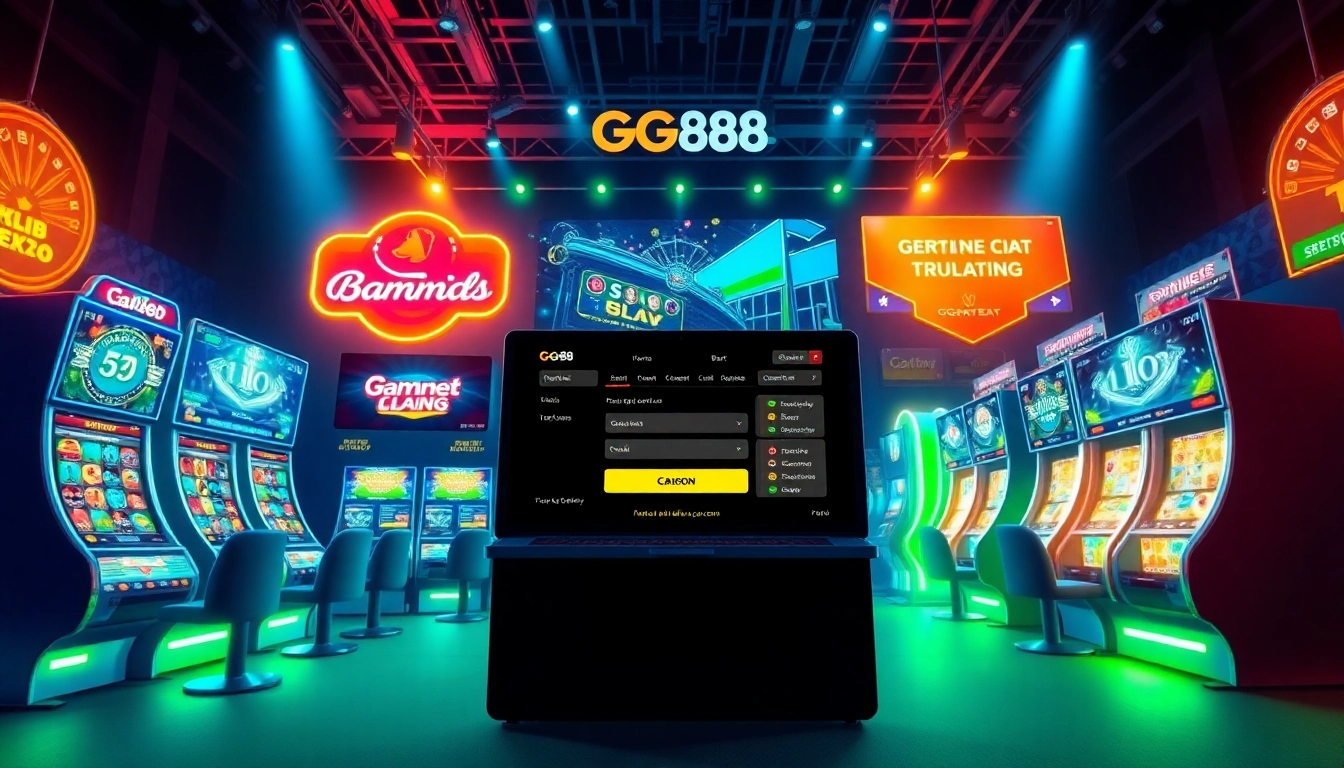 Experience the excitement of online gaming at gg88.com with modern casino games, sports betting, and vibrant interfaces.