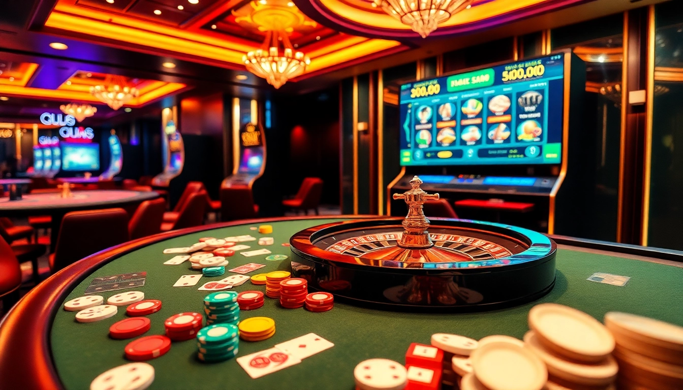 Experience the excitement at https://du88.sbs/ with vibrant poker games featuring colorful chips and cards.