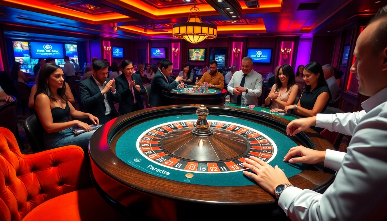 Experience the thrill of KJC gaming with vibrant casino tables and high-stakes excitement.