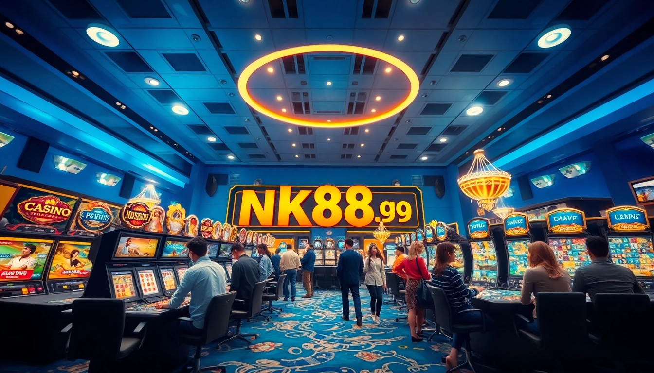 Experience the excitement of online gaming at https://nk88.gg/ with vibrant casino games and engaging sports betting activities.